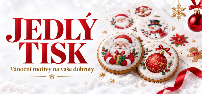 Vánoční jedlý tisk
