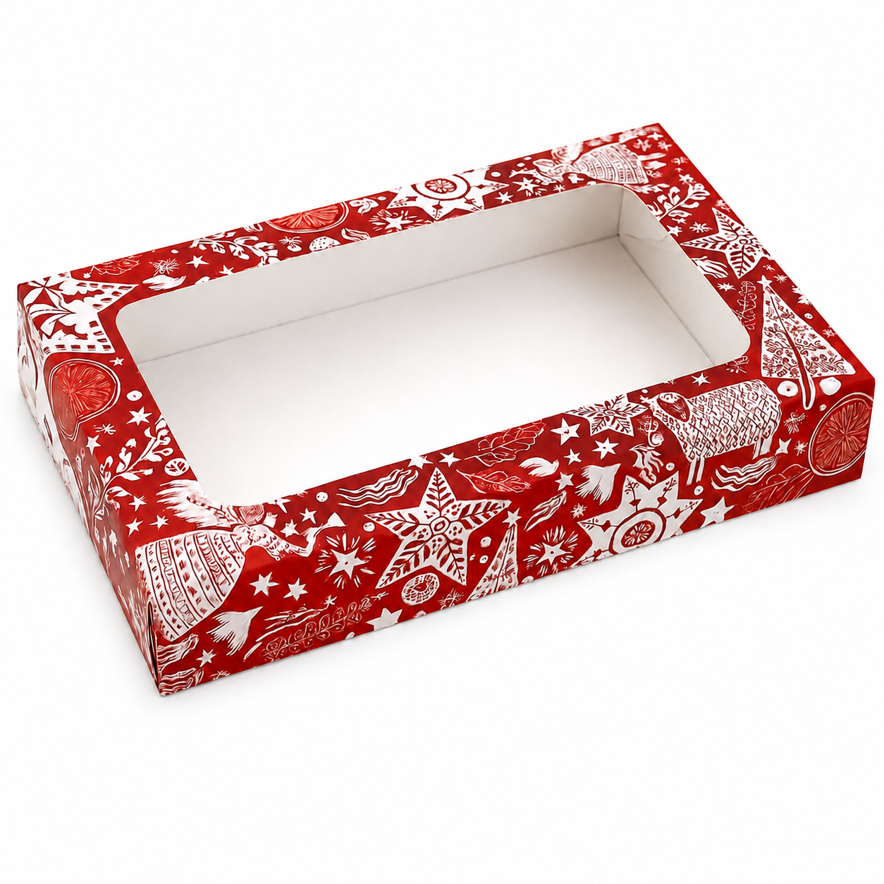 Vánoční krabička Andělské kouzlo Vánoc 25 x 15 x 5 cm – běžné dno