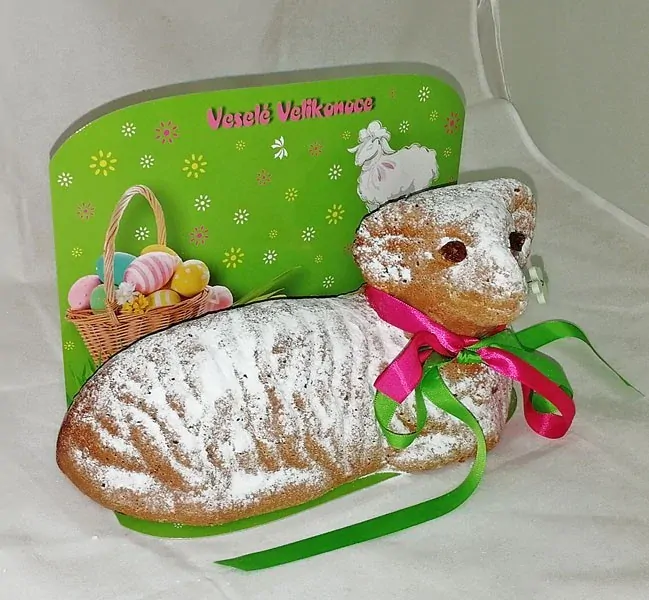 Podložka pod velikonočního beránka 26 cm