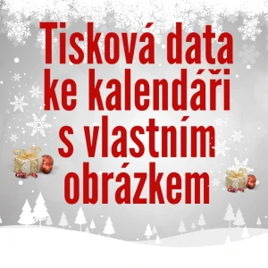 Tisková data u kalendářů s vlastním tiskem