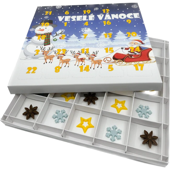 Adventní perníčkový kalendář "Mário"