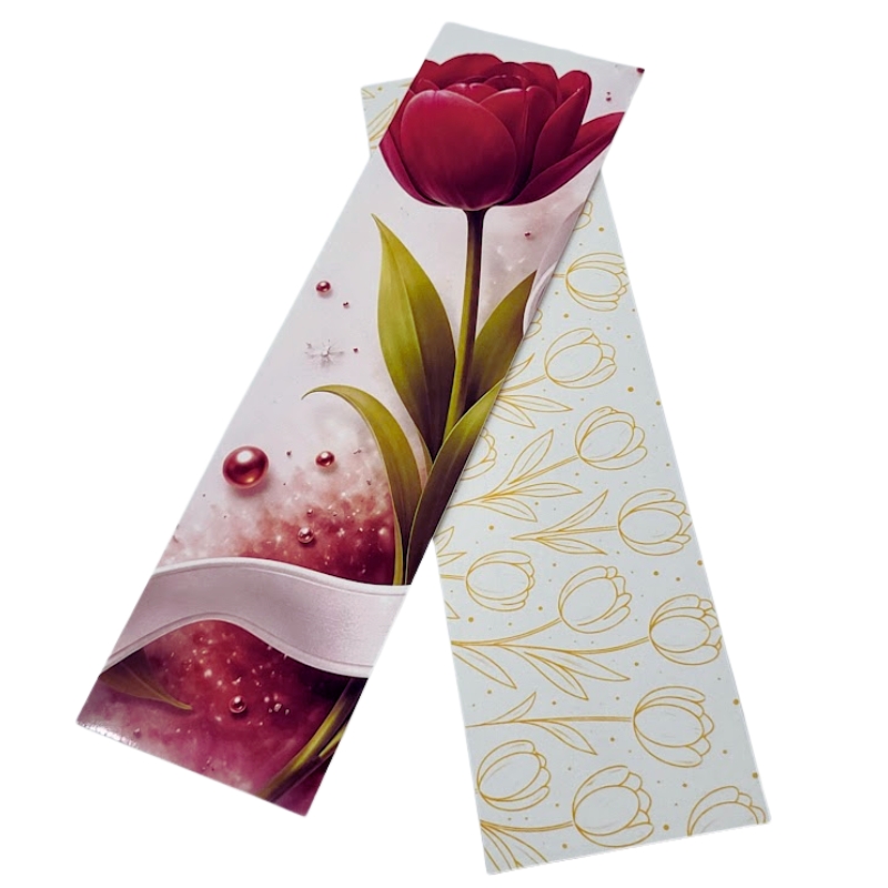 Kartička „ Tulipán" (24 × 6,5 cm)– 25 ks/balení