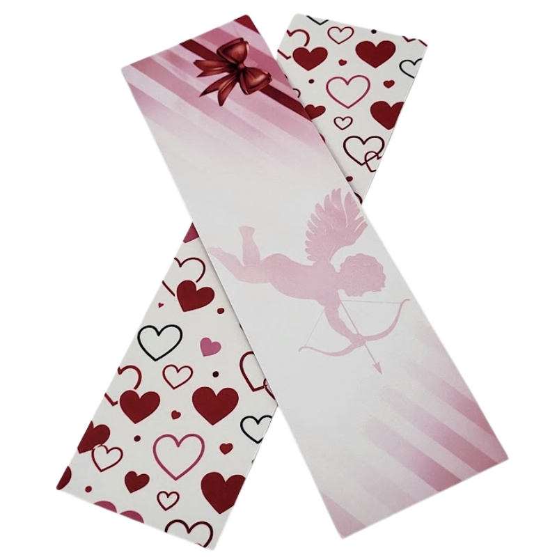 Kartička „ Valentýnský andílek" (24 × 6,5 cm)– 25 ks/balení