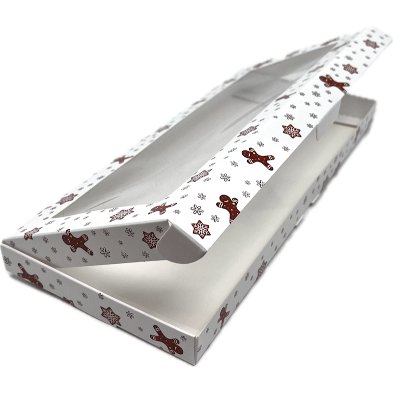 Vánoční krabička s motivem "Perníček" 28x12x2 cm