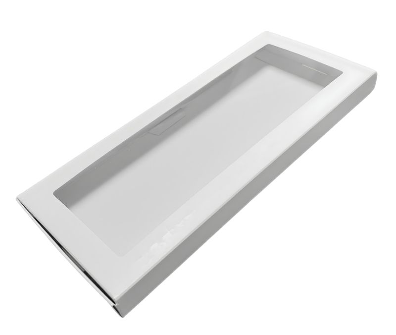 Dárková krabička bílá - jednodílná 28x12x2 cm