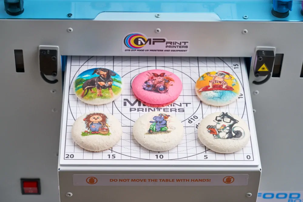 Tiskárna na jedlý tisk MPRINT FOODBOX – potravinářská tiskárna na perník, makronky, fondán a dorty (A4, výška tisku 16 cm)