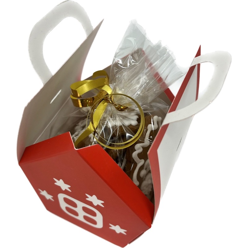 Vánoční dárková krabička "Sněhulák" 9x12x4 cm