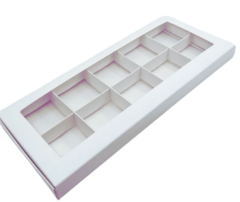 Dárková krabička bílá - jednodílná 28x12x2 cm