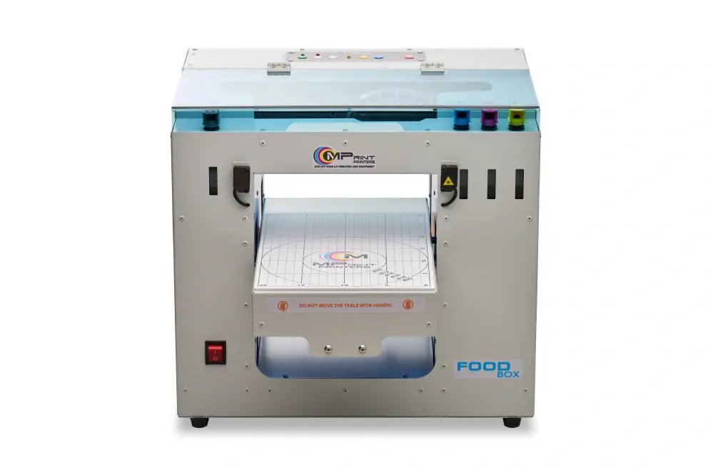 Tiskárna na jedlý tisk MPRINT FOODBOX – potravinářská tiskárna na perník, makronky, fondán a dorty (A4, výška tisku 16 cm)