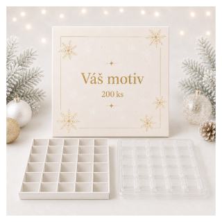 Adventní kalendář s vlastním motivem sada 200 ks