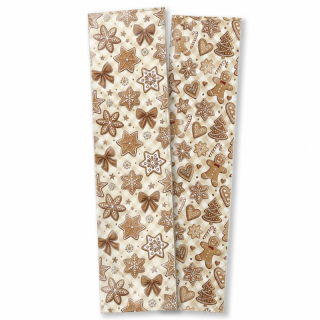 Podkladová kartička Perníčkové zimní kouzlo na perníčky 24 × 6,5 cm – 10 ks