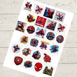 Spider-Man – kostičky 5 × 5 cm (25 ks)
