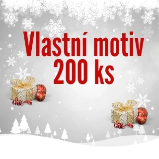 Adventní kalendář s vlastním motivem sada 200ks 