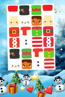 FL: Puzzle Mikuláš, sněhulák, elf – 24 čtverečků  4,5 cm 