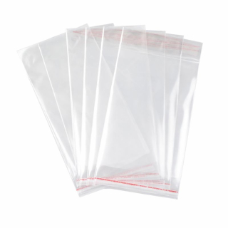 Celofánové sáčky 10x13,5 cm s lepicí lištou 100 ks