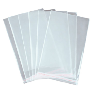 Celofánové sáčky 13x14,5 cm 100 ks s lepicí lištou