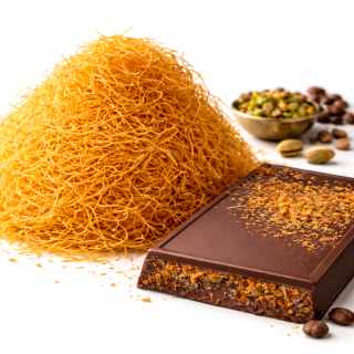 Kadayif pražené nitky do dubajské čokolády 250 g, křupavá složka do dezertů