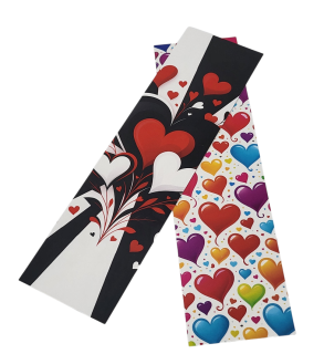 Kartička „Srdce“ 24 × 6,5 cm – 25 ks/balení