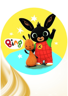 "Bing se Sulou ve žlutém pozadí" 20 cm