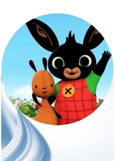 "Bing se Sulou v modrém pozadí" 20 cm