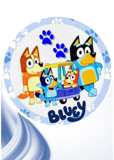 "Blue 5" 20 cm