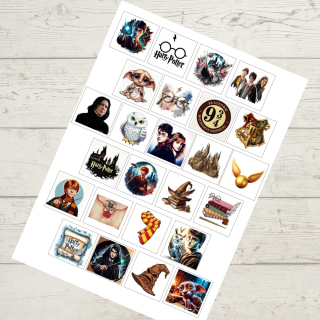Harry Potter – kostičky 5 × 5 cm (25 ks)