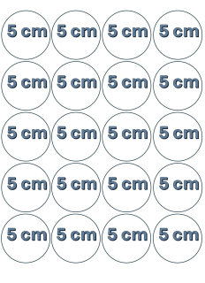 Tisk na Dekor profi Paper Plus s vlastním obrázkem  20x kolečko  5 cm