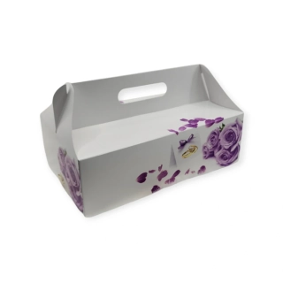 Svatební krabička s růžemi 23x9x11,5 cm