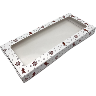 Vánoční krabička s motivem "Perníček" 28x12x2 cm