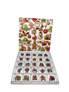 Adventní kalendář "Perníček"  28x28x2 cm
