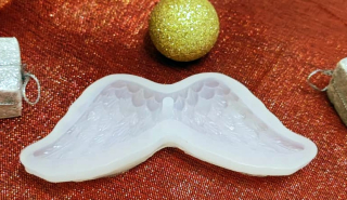 Silikonová dvojforma "Křídla"   4,4x10,5 cm